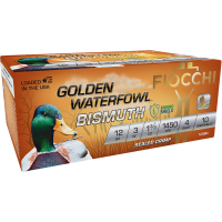 Fiocchi Golden Waterfowl Bismuth 12 Gauge 3" #4 Ammo, 10rds - 123GB4