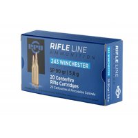 Prvi Partizan .243 Winchester SP 90gr 20 Rounds Ammunition - PP2431