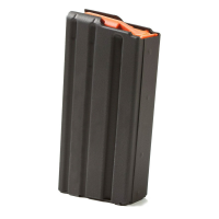 ASC 5.56 20 Round AR-15 Magazine With Orange Follower, Black - 223-20RD-SS