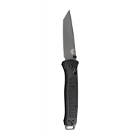 Benchmade Bailout Tanto Folding Knife, Black - 537GY