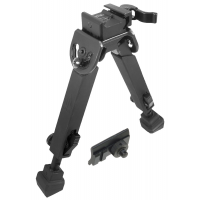 Leapers UTG Rubber Armored Full Metal QD Bipod, 6" to 8.5" H - TLBP20QA