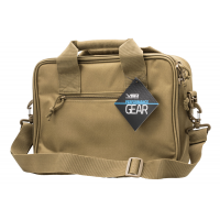 NcStar VISM Double Pistol Range Bag, Tan - CPDX2971T