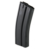 ASC Magazine: AR-15: 6.8 SPC 25rd Capacity Black Marlube Stainless Steel Gray Follower - 25-68-SS-BM-G-ASC