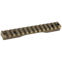 Christensen Arms 1 Piece Base, Burnt Bronze, Cerakote, 0MOA, for Remington 700 Short Action