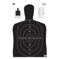 Birchwood Casey BC-27 Target, Black/White, 100 Pack - 37021