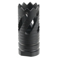 Tacfire 5/8-24 Thread Crown Style Muzzle Break, .308 Win/7.62x51mm, Black Oxide - MZ1021-3B