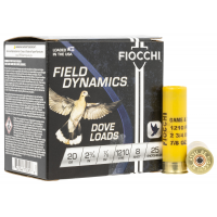 Fiocchi Field Dynamics Dove & Quail 20ga 2.75" 7/8oz #8  Ammo, 25rds - 20GT8