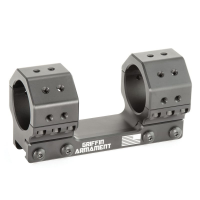 Griffin Armament 34mm 1.18" SPRM 1-Piece 0 MOA Standard Mount, Anodized Black - SM1.18H34MM