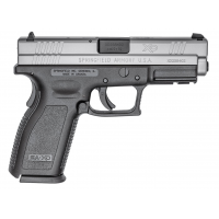 Springfield XD 9mm 4" 10rd Pistol, Silver/ Black - XD9301