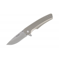 Buck Odessa Drop Point Knife, Satin Stainless Steel - 0254SSS