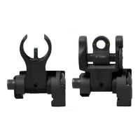 Troy BattleSights Micro HK Front & Round Rear Tritium Set Black - SSIG-IAR-STBT-00