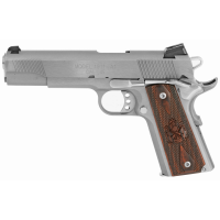 Springfield .45 ACP 1911 Pistol, 5" Barrel, Fixed Sights, Silver - PX9151LCA