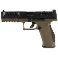 Walther PDP 9mm Pistol, 5" Barrel, Adjustable Rear Sights, Black, Green - 2858398