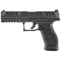 Walther PDP 9mm Pistol, 5" Barrel, Adjustable Rear Sights, Black - 2858134