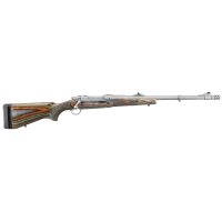 Ruger Guide Gun .338 Win Mag Bolt Action Rifle, 20" Barrel, Silver - 47117