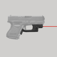 Crimson Trace Front Replacement Laser Grip for Glock 26, 36 Compact and Subcompact Pistols, Black - LG436