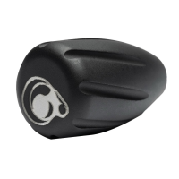 Christensen Arms Tactical Bolt Knob for MPR/TFM/BA Tactical, Black/White - 810-00019-00