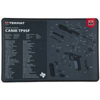 TekMat Cleaning Mat, Pistol Size, 11"x17", For Canik TP9SF, Black