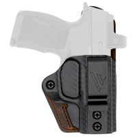 Versacarry Compound Custom Holster Right Hand IWB Holster for S&W Shield EZ, Brown - 1CC2621SHDEZ