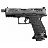 Walther PDP 9mm Pistol, 4.6" Barrel, Adjustable Rear Sights, Black - 2858151