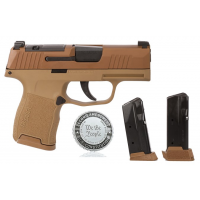 Sig Sauer P365 2A 9mm 3.1" 12rd Pistol, Coyote Tan - 365-9-CXR3P-2A