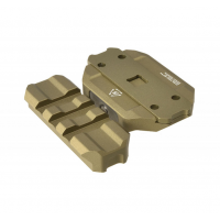 Strike Industries REX Riser Low Profile AR Rail Riser, Flat Dark Earth - SI-REX-RISER-FDE