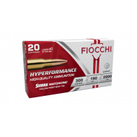 Fiocchi Hyperformance .300 Win Mag 190 gr Sierra MatchKing Ammo, 20rds - 300WMMKE