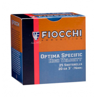 Fiocchi 20ga 2.75" 1oz #8 High Velocity Shotshell Ammunition, 25 Round Box - 20HV8