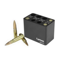 Lyman MSR 6061 T6 Aluminum Ammo Checker Block, Anodized Black - 7833003