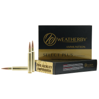 Weatherby Select Plus .280 Ackley Improved 150 gr Swift Scirocco PTHP 20rds Rifle Ammo for Reliable Expansion - F280A150SCO