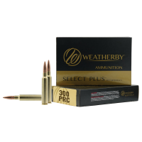 Weatherby Select Plus .300 PRC 205 gr Elite Hunter 20rds Rifle Ammo for High-Performance Shooting - R300P205EH