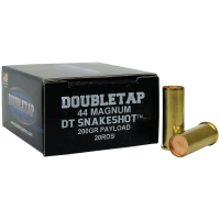 DoubleTap Ammunition DT SnakeShot .44 Magnum 200 gr #9 20rds Handgun Shotshell for High Impact - 44MSS2