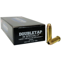 DoubleTap Ammunition .38 Special 148 gr JHP 20rds Handgun Ammo for Effective Self-Defense - 38SP148CE