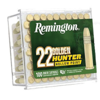 Remington Golden Hunter .22LR 40 gr PHP 100rds Rimfire Ammo for Hunting and Target Shooting - R21251