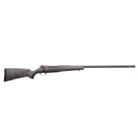 Weatherby Mark V Backcountry 2.0 Carbon 6.5 Weatherby RPM Bolt Action Rifle - Versatile Green and Brown Camo for Precision Shooting - MCB20N65RWR6B