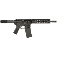 HM Defense RaiderMC556 .223 Remington/5.56x45mm 9.50" AR Pistol, Black - Compact, Tactical and Reliable - HMP15FMB556C