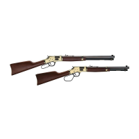 Henry Big Boy Brass Rifle .357 Magnum/.38 Special Lever Action Rifle - American Walnut Design for Superior Precision - H006GMLL