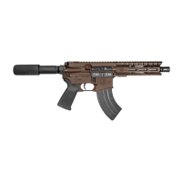 Diamondback Firearms DB15 7.62x39mm 7"AR Pistol - Midnight Bronze , High-Performance Compact Tactical - DB1912O071