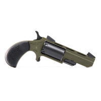 North American Arms Huntsman .22 Magnum Revolver 2" 5rds, OD Green - Compact for Outdoors and Defense - NAA-TGH-M