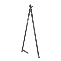 Primos Trigger Stick Gun Mounted Bipod Tall for Bolt Action Rifles, Black - 65830