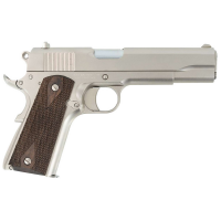 Tisas Pistol 1911 A1 Stakeout .38 Super Pistol 5" 9rds, Nickel - Elegant and Robust - 10100562