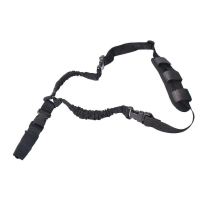 Rukx Gear Tactical Single Point Bungee Sling -Tactical Black for Comfort and Control - ATICT1PSB