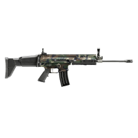 FN America SCAR 16S NRCH 5.56x45mm Semi-Auto Rifle, Woodland Camo  - 38-101699-01