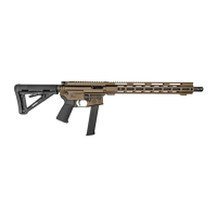 Diamondback Firearms DB15 9mm 16"AR Rifle, Flat Dark Earth - DB1418P061