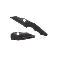 Spyderco Yojumbo Folding Knife, Wharncliffe, Black - Durable Handle, Smooth Deployment, Reliable Locking - C253GPBBK