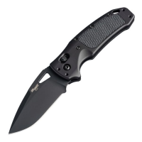 Hogue Sig K320 AXG Pro Folding Knife Drop Point Black - Durable, Lightweight and Reliable Handle - 36374