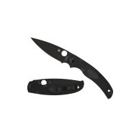 Spyderco Native Chief Lightweight Folding Knife Drop Point Black - Lightweight Handle - C244PBBK