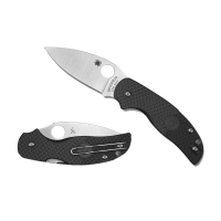 Spyderco Sage 5 Lightweight Folding Knife Spear Point Black - Compact Blade, Durable, Lightweight and Reliable Handle - C123PBK