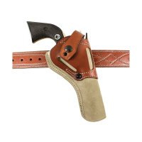 DeSantis Gunhide The Wild Hog Ruger 22/45 OWB Holster Ambidextrous Leather Natural Tan - Durable and Versatile - 189NJLAZ0