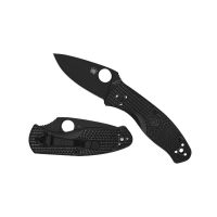 Spyderco Persistence Lightweight Folding Knife Drop Point Black - Durable, Lightweight and Reliable Handle - C136PBBK